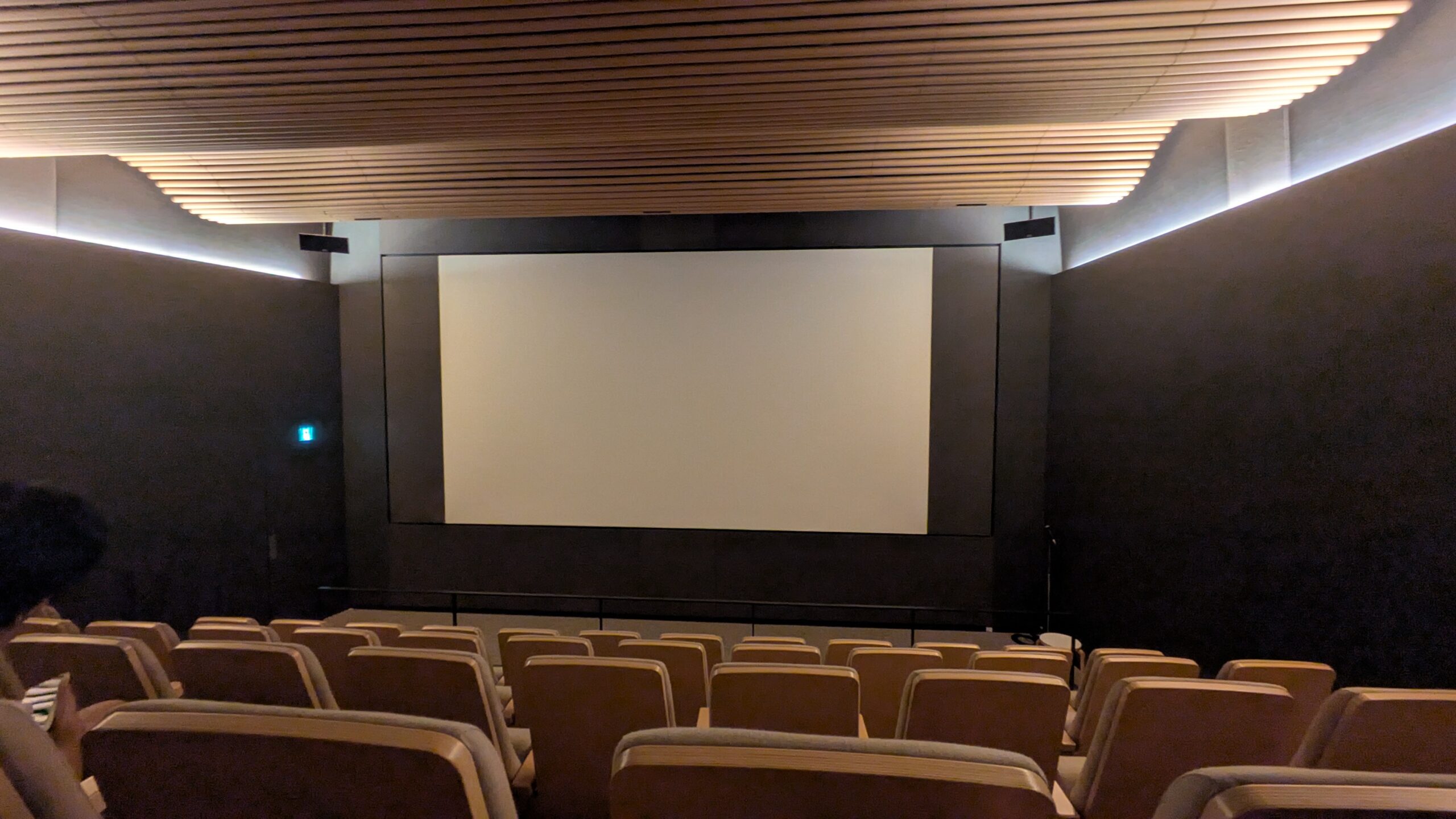 Salle de projection du musée